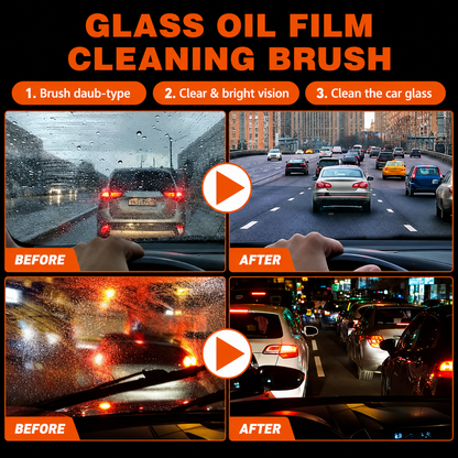 AUTOGO Glass Oil Film Cleaning Brush