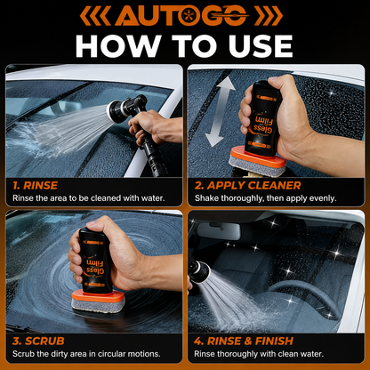 AUTOGO Glass Oil Film Cleaning Brush