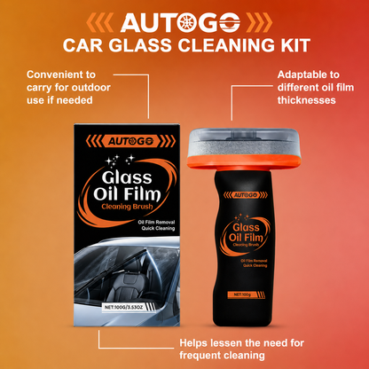 AUTOGO Glass Oil Film Cleaning Brush
